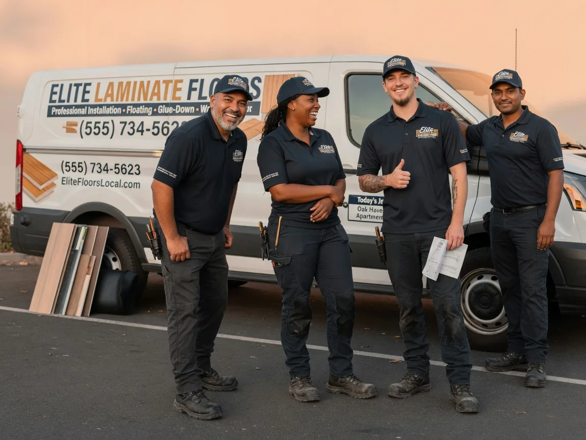 Laminate flooring installation company in Climbing Hill, IA